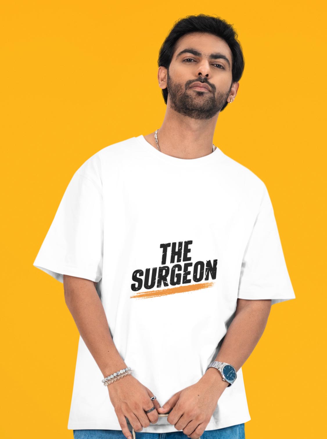 THE SURGEON'S -OVERSIZED-DUAL PRINT-T-SHIRT