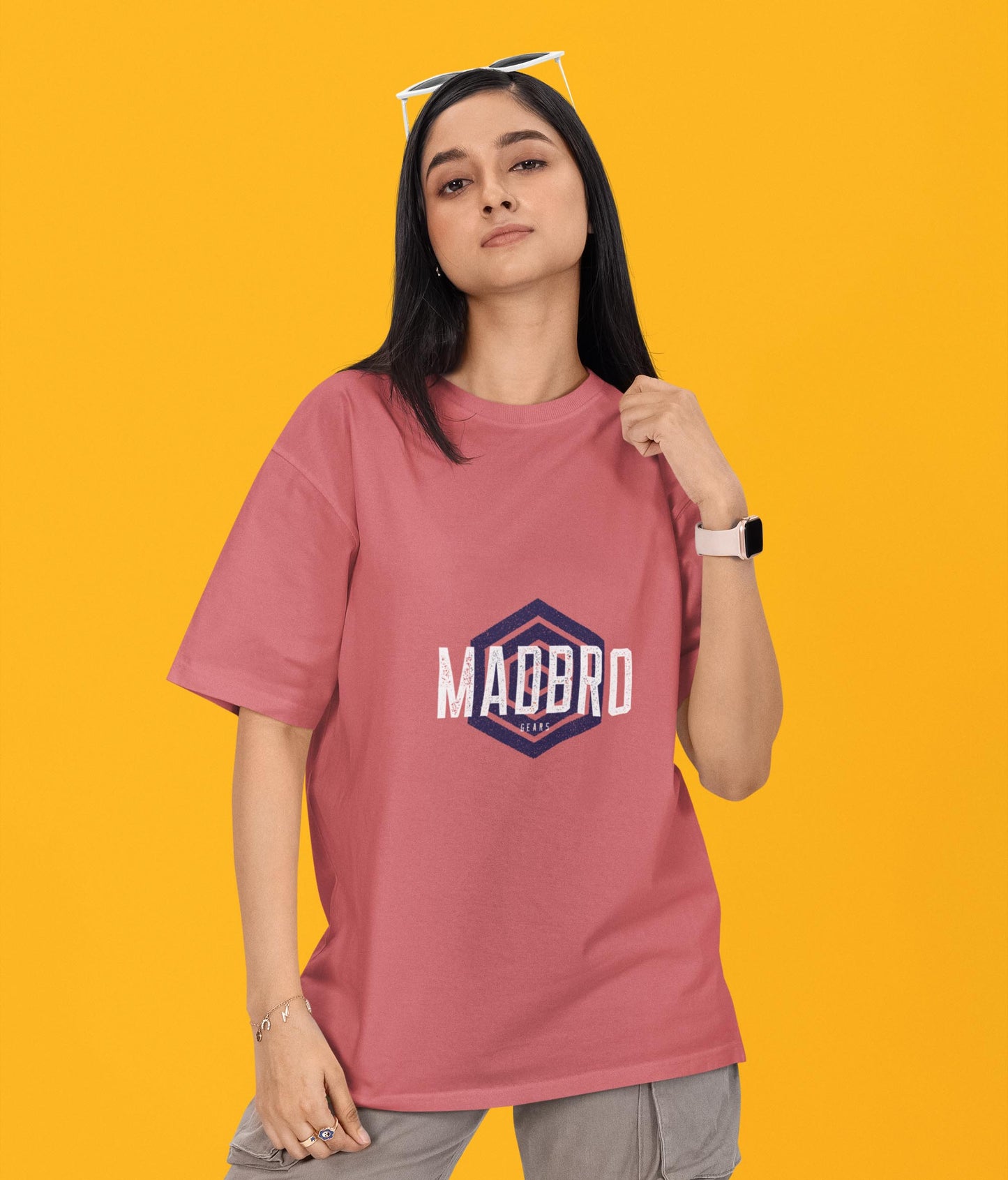 THE REAL WARRIOR -OVERSIZED-DUAL PRINT-T-SHIRT