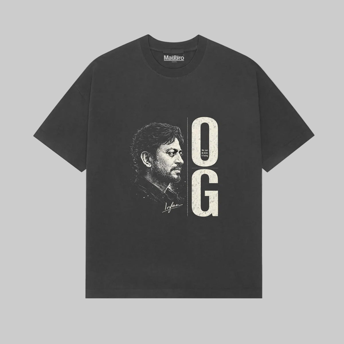 Irfan Khan- The OG-Tribute- Premium Oversized T-Shirt