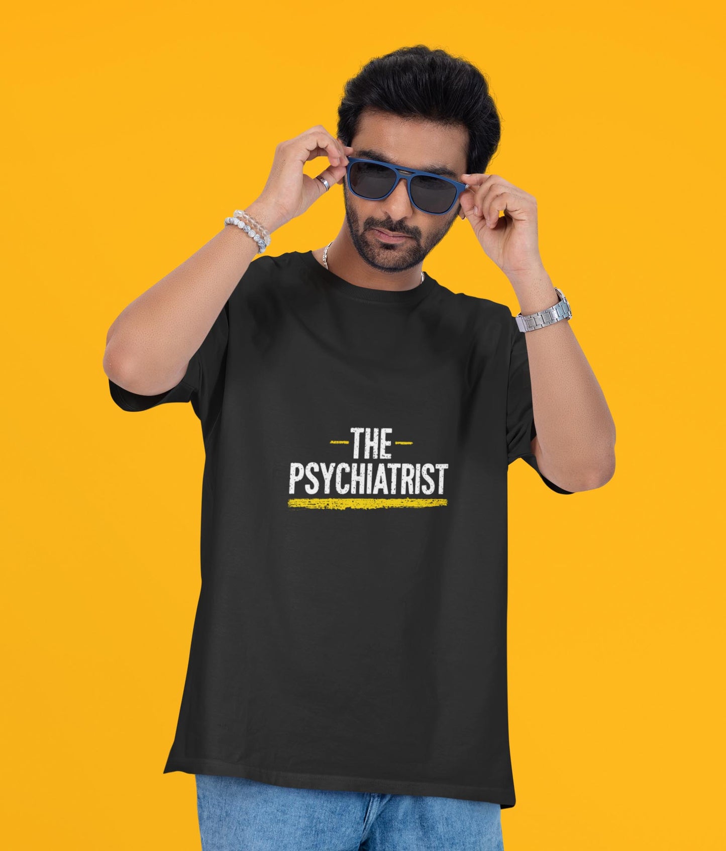 THE PSYCHIATRIST-OVERSIZED-DOUBLE SIDED PRINT-TSHIRT