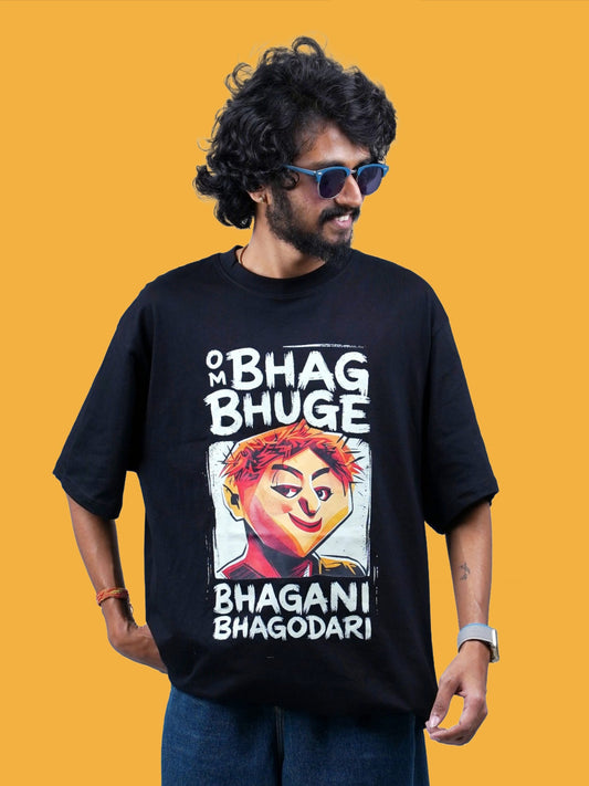 Tatya Vinchoo's Bhoot mantra-Oversized T-Shirt